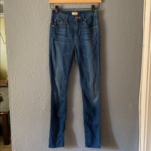 Mother High Waisted Looker Jeans - Northern Lights